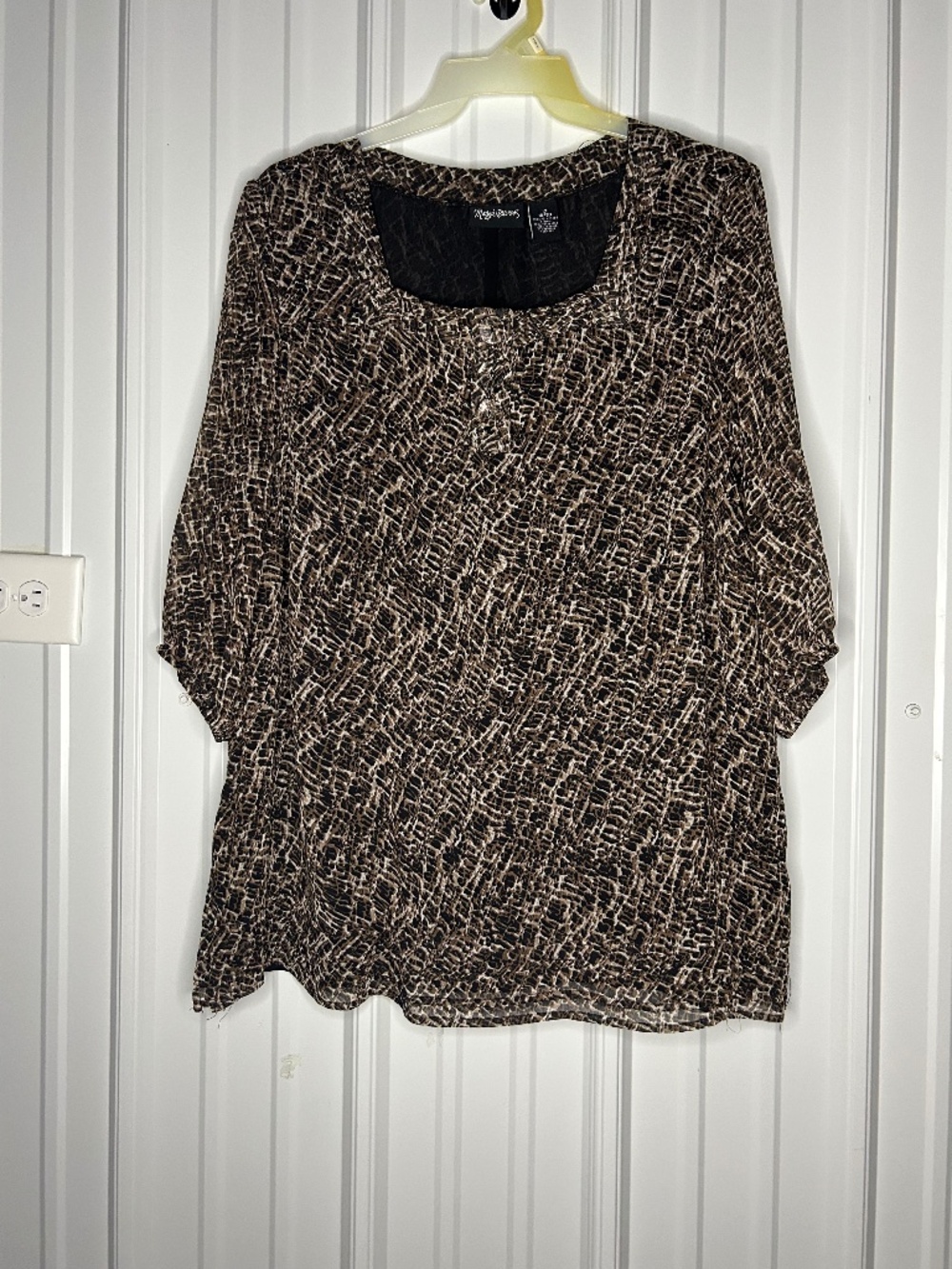 Snake sin print blouse
